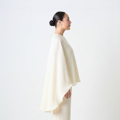 Ruffled poncho